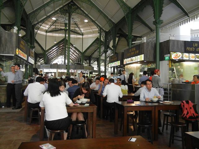 Lau Pa Sat Festival Market is an iconic hawker center that has been around since the 19th century. The gorgeous architectural details and large variety of different food stalls it contains makes it a must-stop for locals and visitors alike.